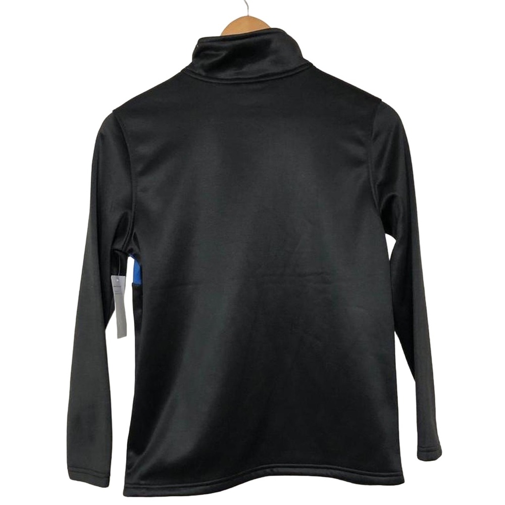 puma long sleeve black/blue junior’s sweater size 10-12 - Picture 2 of 4